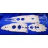 1/200 USS BB-39 Arizona Upgrade Pack w/Wooden deck & Photoetched parts for Trumpeter