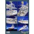 1/200 USS BB-39 Arizona Upgrade Pack w/Wooden deck & Photoetched parts for Trumpeter