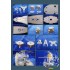 1/200 USS BB-39 Arizona Upgrade Pack w/Wooden deck & Photoetched parts for Trumpeter
