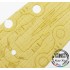 1/350 German Bismarck Wooden Deck for Academy kit