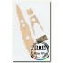 1/700 Yamashiro Wooden Deck for Aoshima kit