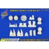 Eggplane F-5F Detail Set for Freedom Model Compact Series