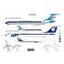 1/144 Tupolev Tu-134A Malev/LOT