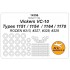 1/144 Vickers VC-10 Types 1151/1154 /1164/1170 Masking for Roden #313/327/328/329