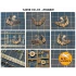 1/144 Vickers VC-10 Types 1151/1154 /1164/1170 Masking for Roden #313/327/328/329