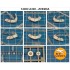1/144 RU Airbus A330-300 Canopies and Wheels Masks for Zvezda kits