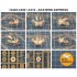 1/144 Airbus A310 Passenger Windows and Wheels Masks for Eastern Express kits
