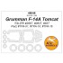 1/48 Yakovlev Yak-38/YaK-38M (double sided) Paint Masking for HobbyBoss kits