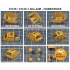 1/72 Zlin-42M Masking w/Wheels Masks for HobbyBoss kits