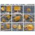 1/72 F2A-2 Buffalo 'U.S. Navy' Masks for Hasegawa (canopies and wheels)