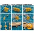 1/72 FM-1/F4F-4/F4F-3 Wildcat Masks for Hobby Boss (canopies and wheels)