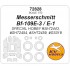 1/72 Messerschmitt Bf-109E-3/E-1 Masks for Special Hobby (canopies and wheels)