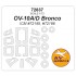 1/72 OV-10A/D Bronco Masks for ICM #72185/72186 (canopies and wheels)
