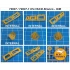 1/72 OV-10A/D Bronco Masks for ICM #72185/72186 (canopies and wheels)