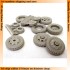 1/35 German Opel-Blitz (Late type) Wheels Set for Italeri kits