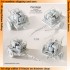 1/35 WWII German Generator (380/220V, 11,4 A) on A1 Trailer (Complete Resin kit)