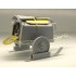 1/35 CO2 Loschkarren Fire Fighting Trailer w/Interrior, Steel Wheels & Skids