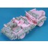 1/35 WWII Pink Panther Desert Patrol Stowage set for Tamiya kit