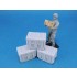 1/35 Medical Box Type 7 set (6pcs, each: 23.8x15.1x14.0 mm)