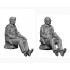 1/18 WWII US Navy Pilot & Rear Gunner set I (2 figures)
