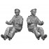 1/72 WWII US Bomber Pilot & Co-pilot set (2 figures)