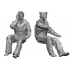 1/32 WWII US Bomber Pilot & Co-pilot set (2 figures)