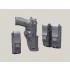 1/35 Beretta 92F in Blackhawk Serpa Holster w/Magazine Pouch set (10pcs)