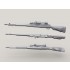 1/35 M1D Sniper Garand set (3x Basic M1D, 2x Flash Hider Version w/5x M84 Scopes)