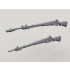 1/35 M1 Garand (5pcs) w/M7 Grenade Launcher, M15 Aux Sight (5pcs) & M9 Grenades (4pcs)