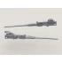 1/35 M2 HMG Bodies (2pcs) w/Sight & Optic Mounts Set