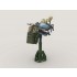 1/35 MK47 Striker 40mm AGL w/LVSII Sight on HG Pedestal Mount w/Transparent Gun Shield