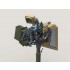 1/35 MK47 Striker 40mm AGL w/LVSII Sight on HG Pedestal Mount w/Transparent Gun Shield
