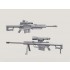 1/35 Barrett M107 Sniper Rifle set (2 Bodies and Accessories)