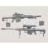 1/35 Barrett M107A1 Sniper Rifle set (2 Bodies and Accessories)