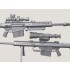 1/35 Barrett M107A1 Sniper Rifle set (2 Bodies and Accessories)