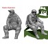 1/144 WWII US Bomber Crew Set (5 Crewmen) for B-25 / B-26