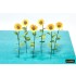 Paper Sunflowers for Dioramas for 1/32 1/35 1/48 Scale kits