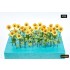 Paper Sunflowers for Dioramas for 1/32 1/35 1/48 Scale kits