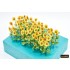 Paper Sunflowers for Dioramas for 1/32 1/35 1/48 Scale kits