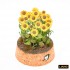 Paper Sunflowers for Dioramas for 1/32 1/35 1/48 Scale kits
