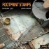 1/35 Modern Footprint Stamps