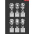 1/35 Bare Heads Set No.1 (6pcs)