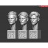 1/35 Bare Heads Set No.2 (6pcs)