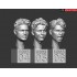1/35 Bare Heads Set No.2 (6pcs)