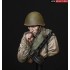 1/10 WWII Young Red Army Infantryman "On The Edge of No Man's Land", Battle of Kursk Bust