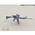 1/35 US Army M4 Carbine w/Rail Interface System With RAS Picatinny Rail Cover