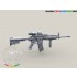1/35 US Army M4 Carbine w/Rail Interface System With RAS Picatinny Rail Cover