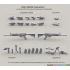 1/35 US Army M4 Carbine w/Rail Interface System Without RAS Picatinny Rail Cover