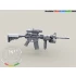 1/35 US Army M4 Carbine w/Rail Interface System Without RAS Picatinny Rail Cover