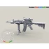 1/35 US Army M4 Carbine w/Rail Interface System Without RAS Picatinny Rail Cover